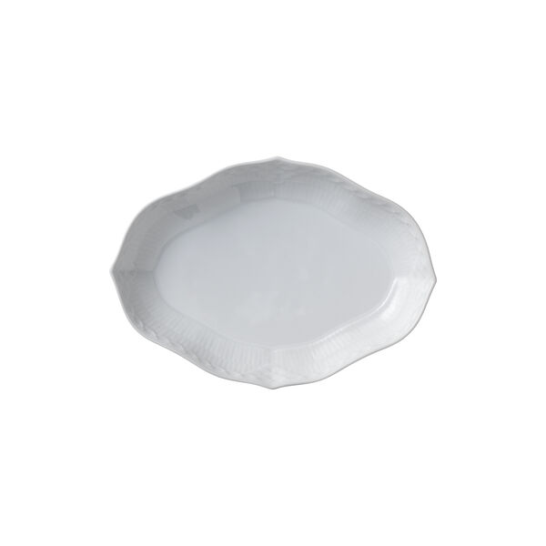 White Fluted Half Lace assiett, Royal Copenhagen