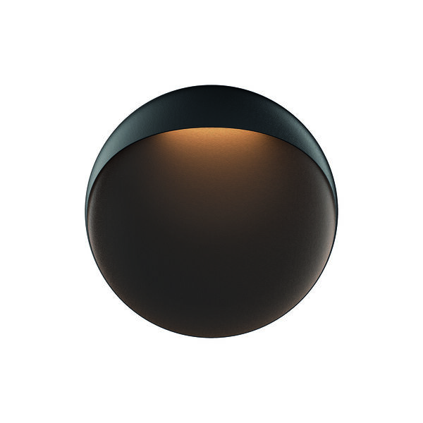 Flindt v&auml;gglampa &Oslash; 30, black texture, Louis Poulsen