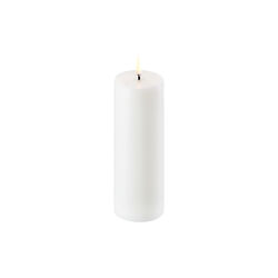 Led Pillar Candle, white, Uyuni Lighting