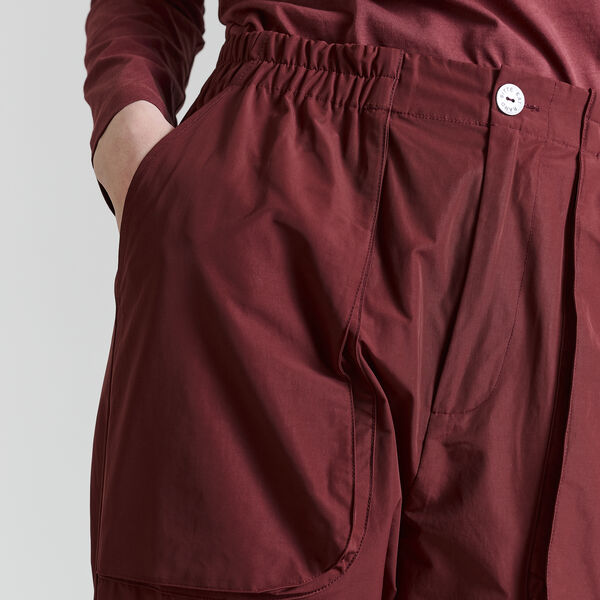 Fukkura poplin fickbyxor, maroon, BITTE KAI RAND