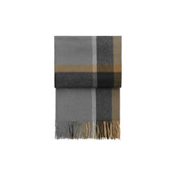 Manhattan pl&auml;d, yellow ocher/smoked glass, ELVANG