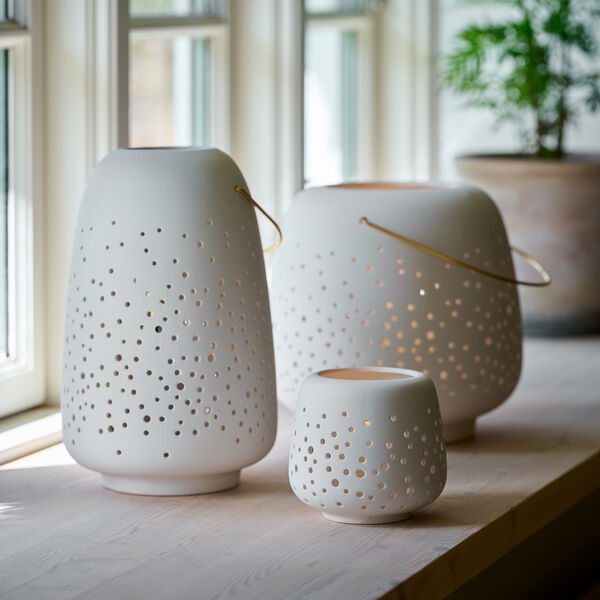 Ceramic lantern, medium, Uyuni Lighting