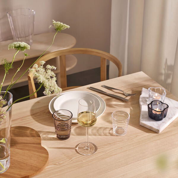 Aino Aalto dricksglas, linne, Iittala