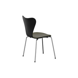 Series 7&trade; 3107 Front Upholstered Chair, Essential moss green, Fritz Hansen