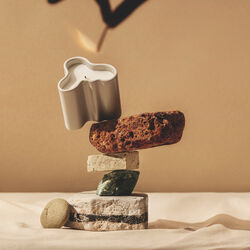 Aalto doftljus 8 cm, sand, Iittala