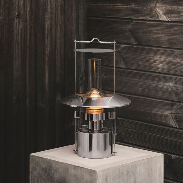 EM portable LED skeppslampa H 43 cm, steel, Stelton