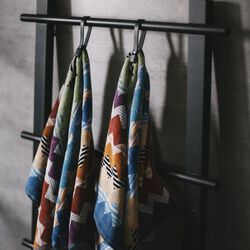Magnetic Towel holder, black, Nordan Home