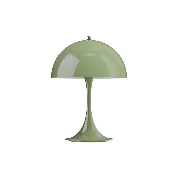Panthella 250 Portable Table Lamp, opaque moss green, Louis Poulsen