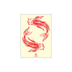 Koi, Red, Poster & Frame