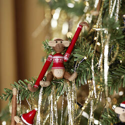 Monkey Christmas Jumper 2024 mini teak/limba Monkey Christmas Jumper 2024 mini teak/limba, Kay Bojesen Denmark