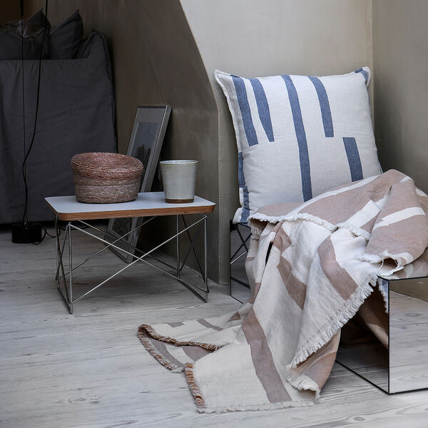 Lyme Grass pl&auml;d, beige, ELVANG