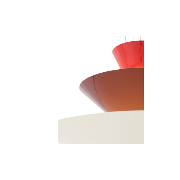 Gio LN15 Pendel, signal green/deep blue/ecru white, &Tradition