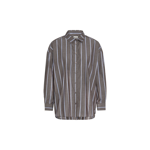 IHSADIA Shirt, brown stripe, ICHI
