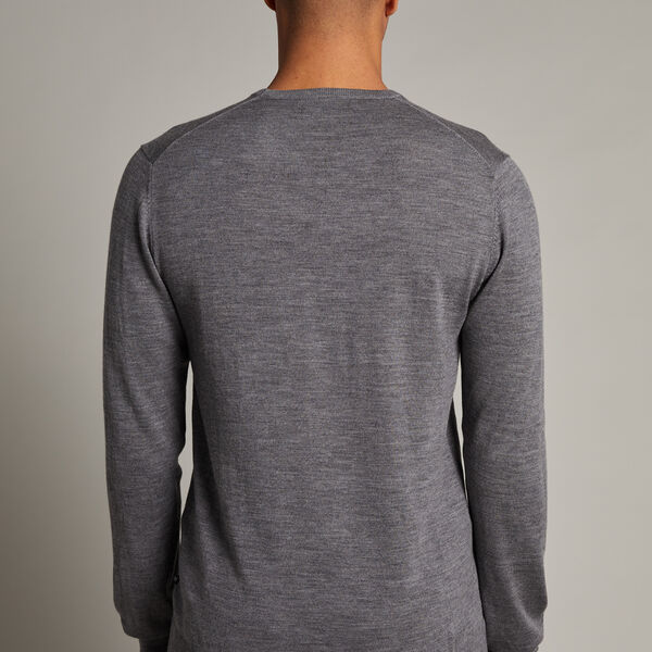Margrate Pullover, med.grey melange Margrate Pullover, med.grey melange, Matinique