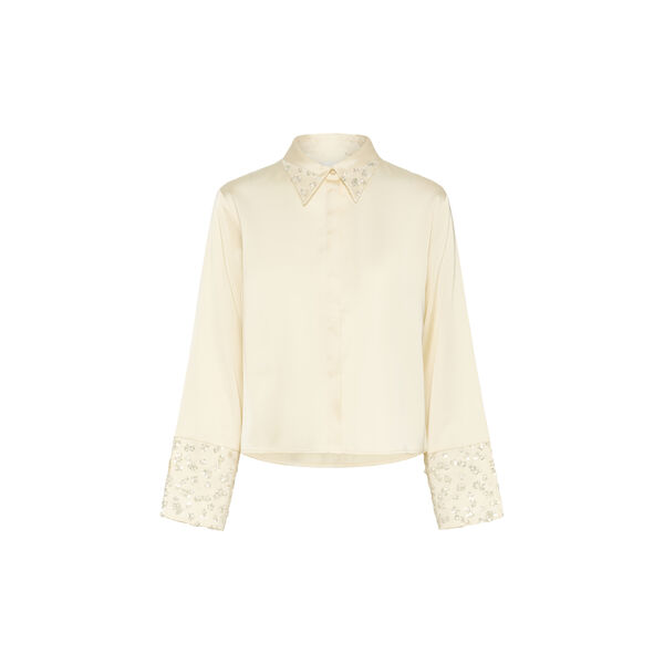 KBCarmen Shirt, egret, Karen by Simonsen