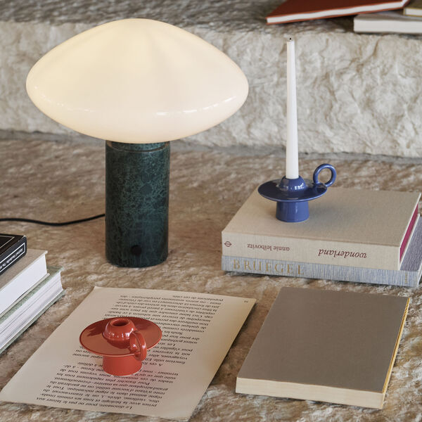 Momento JH39 Ljusstake, azure, &Tradition