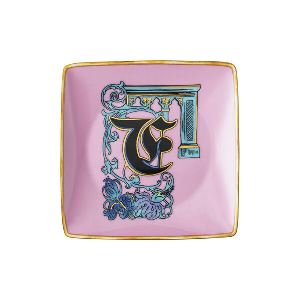 Versace Alphabet Dish F Versace Alphabet Dish F, Rosenthal x Versace