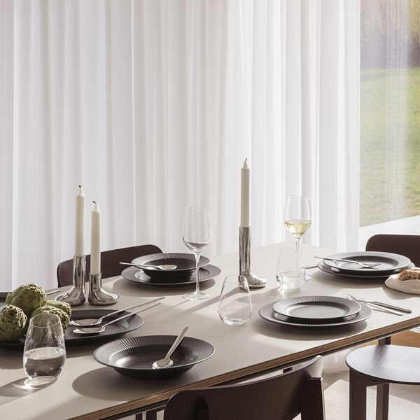 Legio Nova Middagstallrik 28 cm, black, Eva Trio