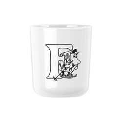 Moomin ABC mugg F, moomin white, RIG-TIG