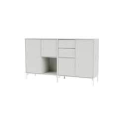 COUPLE Sideboard with Chrome Legs, 09 nordic, Montana Furniture
