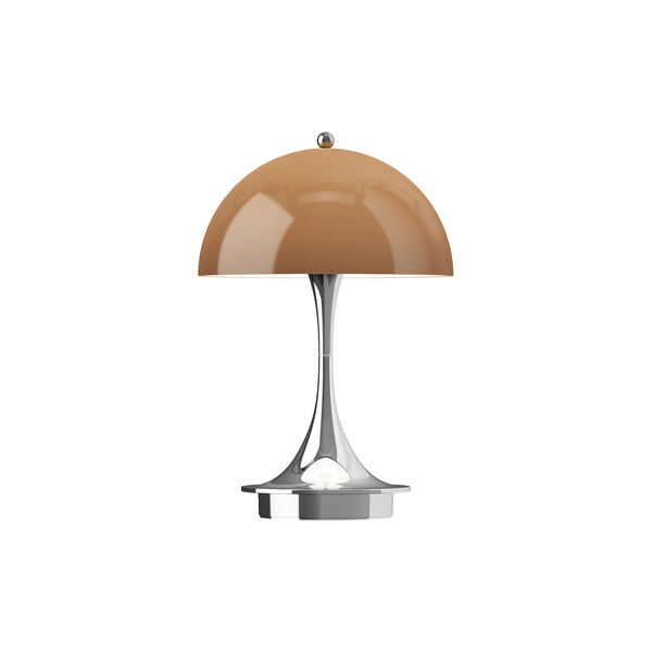 Panthella 160 Original Portable Table Lamp, opal brown, Louis Poulsen