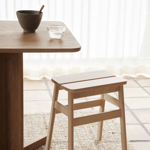 Angle Standard Stool, beech, Form & Refine