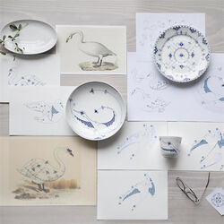 Blue Fluted Full Lace tallrik Ø 25 cm, Royal Copenhagen