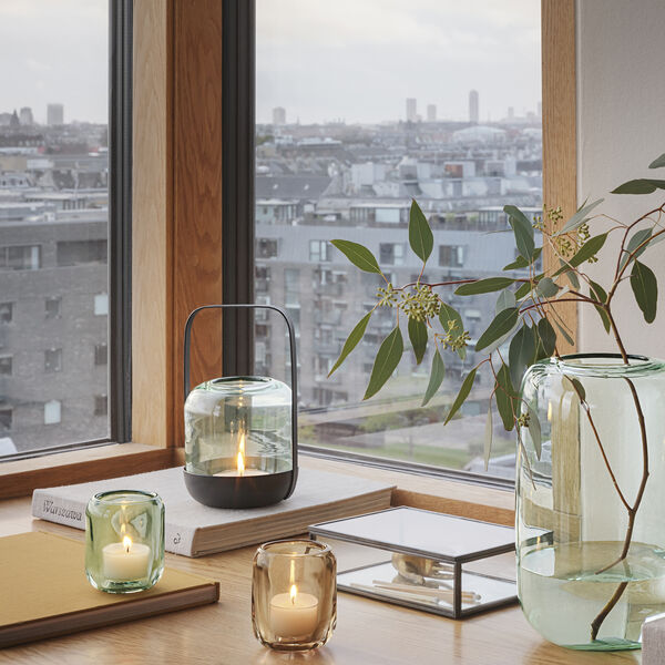 Acorn ljuslyktor 2 st, Leaf green, Eva Solo