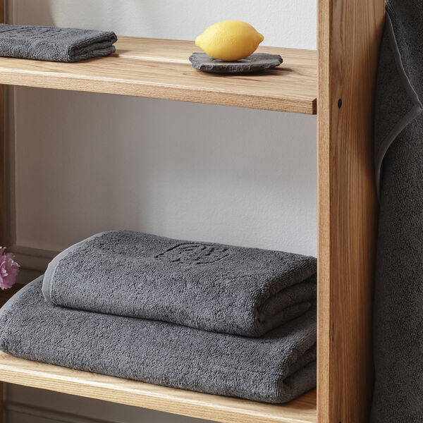 DAMASK TERRY handduk, slate, Georg Jensen Damask