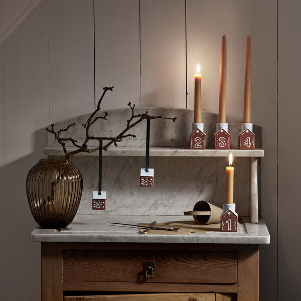 Gingerbread Adventsljusstaker, K&auml;hler