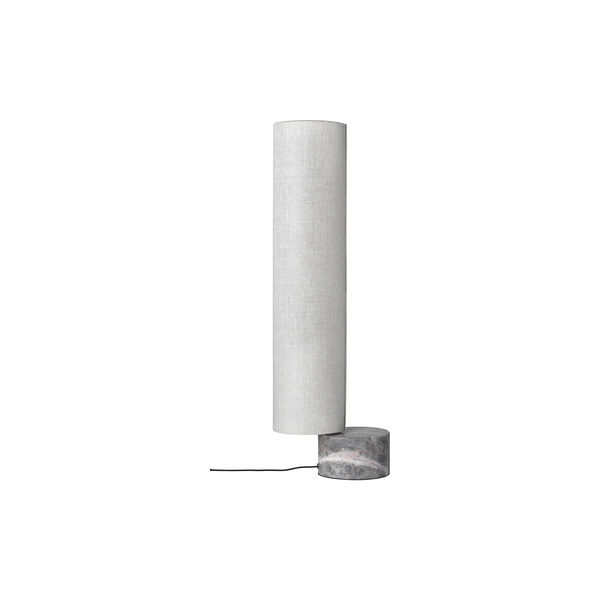 Unbound Floor Lamp, grey marble/canvas, GUBI