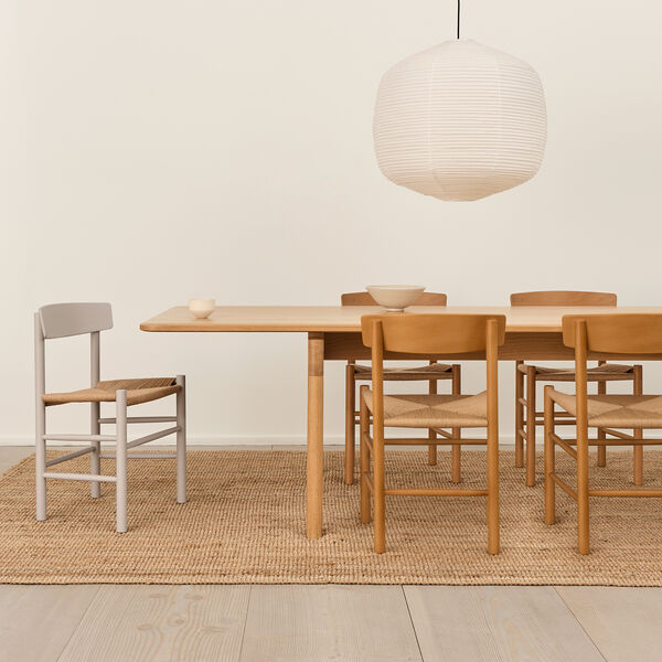 J39 Mogensen stol, pebble grey/natural, Fredericia Furniture