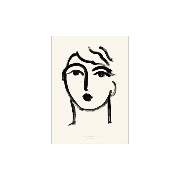 Coco - Visage de Fille, Poster & Frame