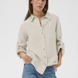 DilanaIW Classic Shirt, ecru melange, InWear