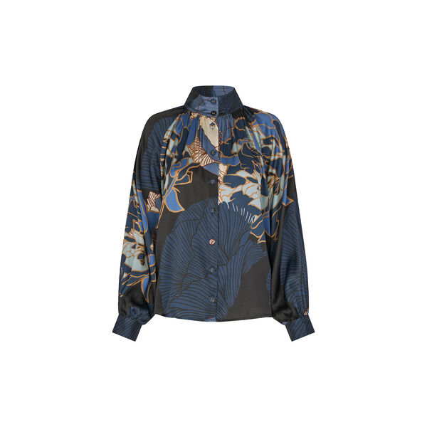 NitaDEA Blouse Long Sleeved, alepidia blue, Dea Kudibal