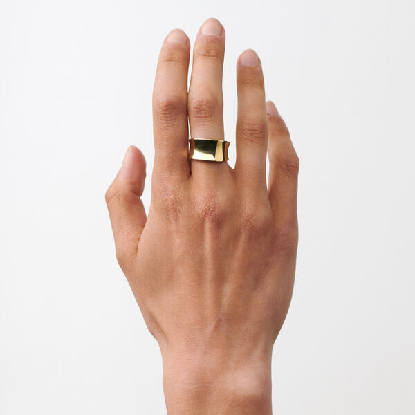Reflection Ring, guldpl&auml;terat, Pernille Corydon Jewellery