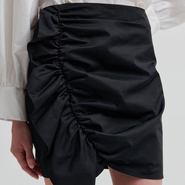 Flary Ruffle Skirt, black, Second Female