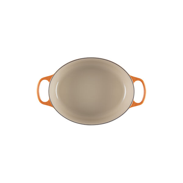 Signature gjutj&auml;rn oval gryta &Oslash; 31 cm, volcanic, Le Creuset