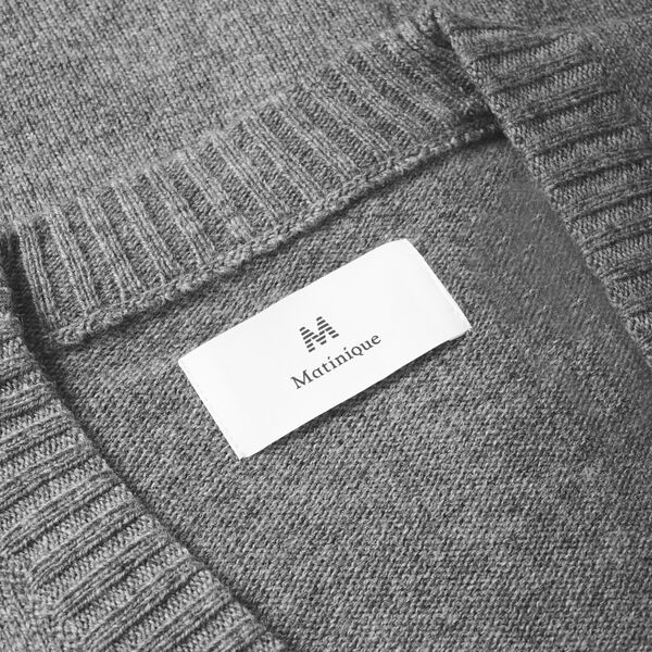 MAalpin Cardigan, medium grey melange, Matinique