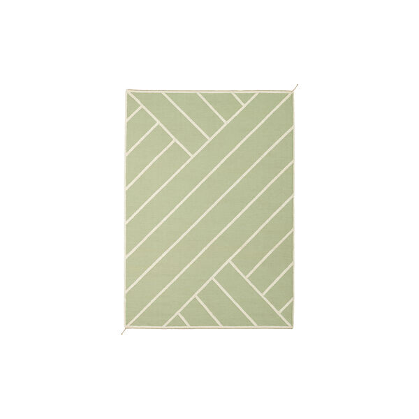 Matta VK-2, oliv/vitt, NORDICMODERN