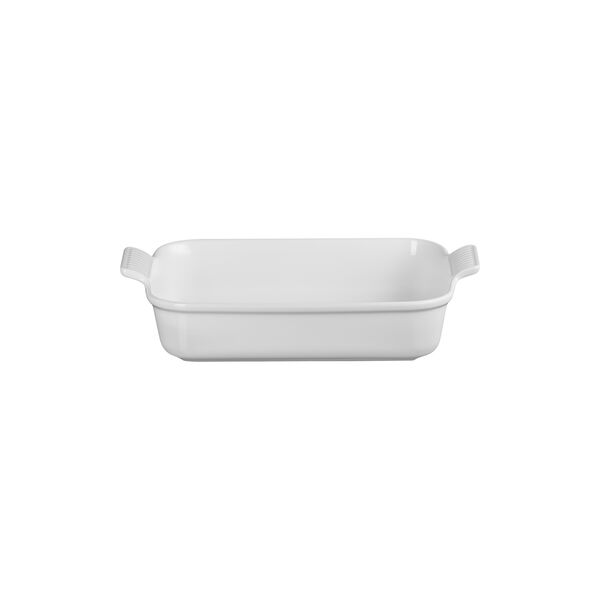 Heritage rektangulärt fat 32 cm, vit, Le Creuset