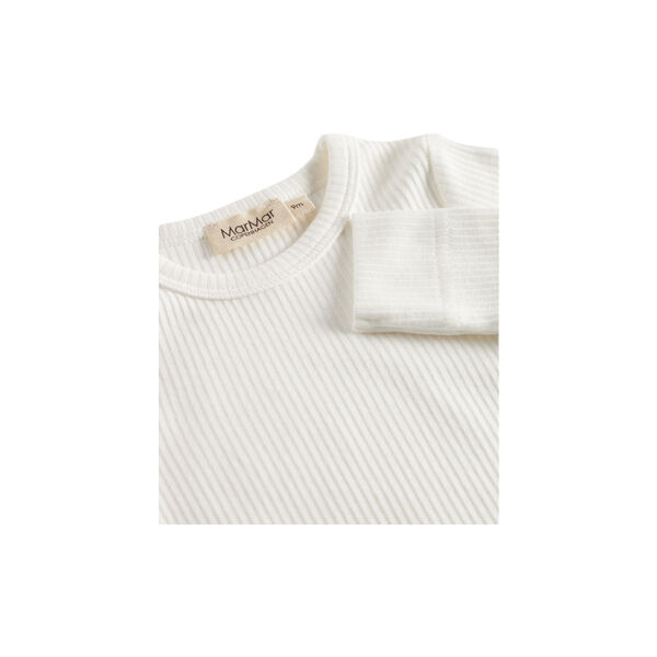 Plain Body LS Bodysuit, gentle white, MarMar Copenhagen