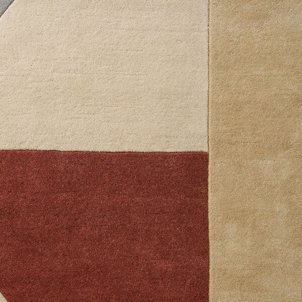 Radiality golvmatta, ruby, Linie Design