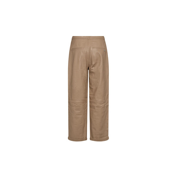 PD-Lanni Leather Cropped Pant, camel, Pieszak