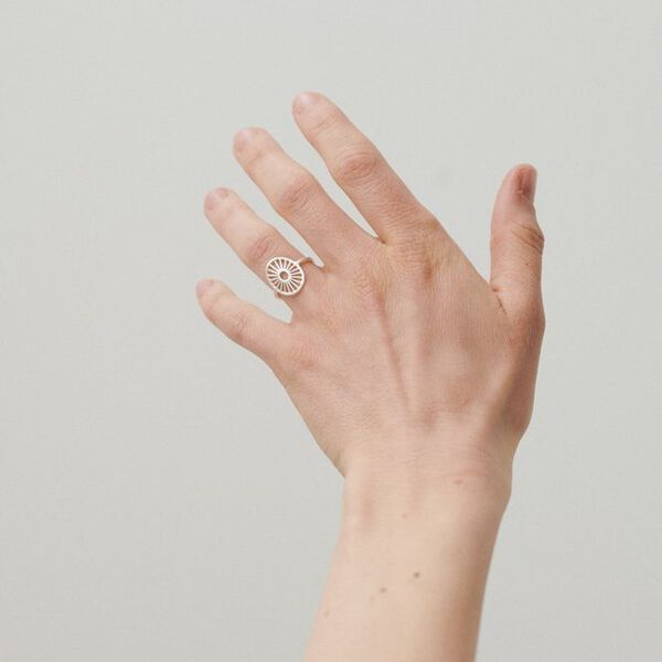 Small Daylight ring, silver, Pernille Corydon Jewellery