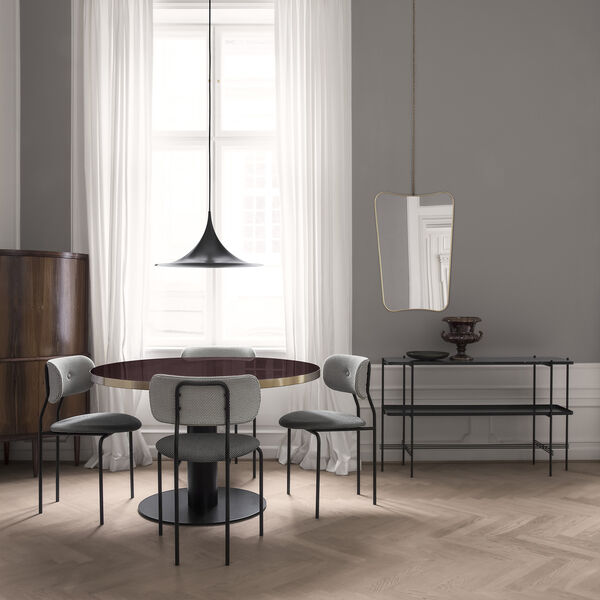 Semi pendel SM2, matt svart, GUBI