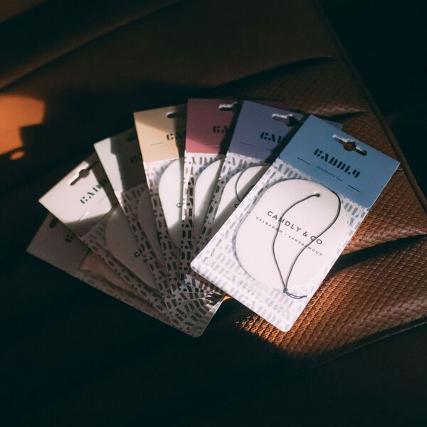 No. 3 Scented Car/Room Tag, Citrus/Cinnamon No. 3 Scented Car/Room Tag, Citrus/Cinnamon, Candly & Co