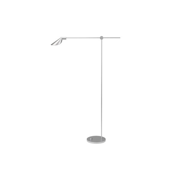 MS011 golvlampa, polished steel, Fritz Hansen