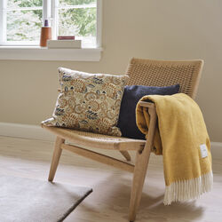 Waves pl&auml;d, mustard, Compliments