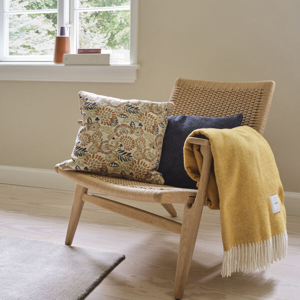 Waves pl&auml;d, mustard, Compliments